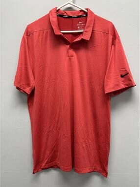 Nike Dri-FIT Golf Polo Shirt Red